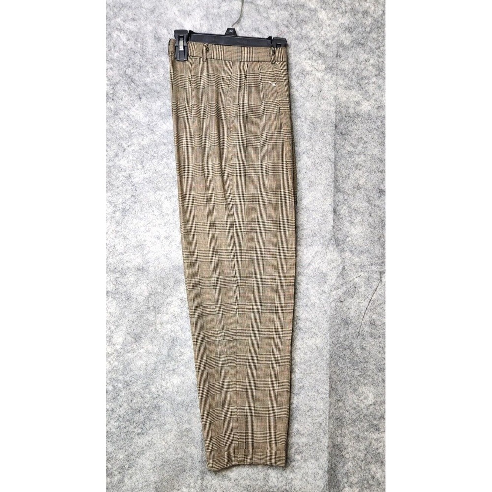NWOT Brooks Brothers  Dress Plaid Pants Pleated Cuffed Women See Description
